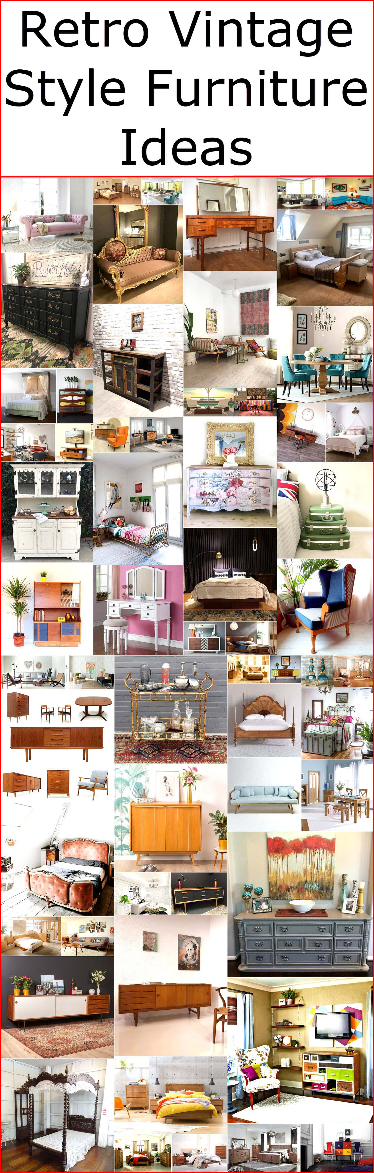 Retro Vintage Style Furniture Ideas