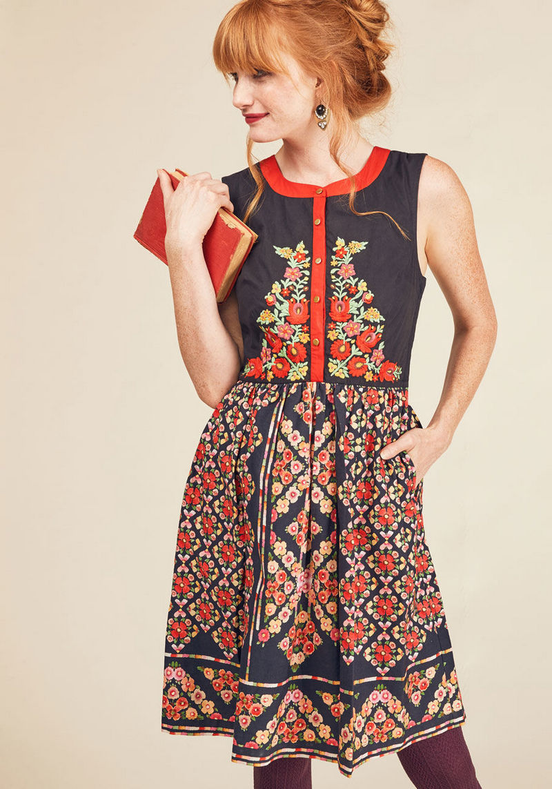 retro vintage outfit female