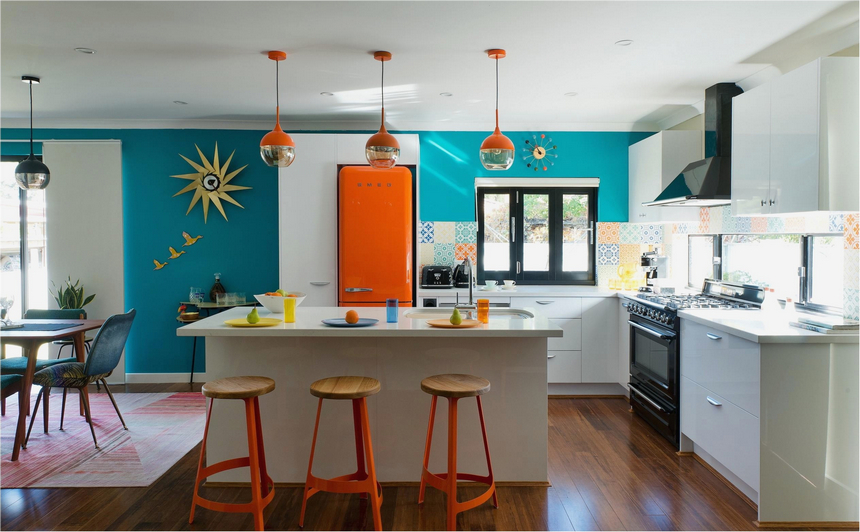 retro vintage kitchen designs (11)