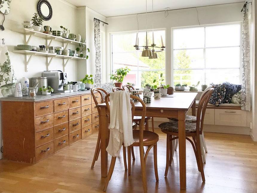 retro vintage kitchen designs (27)