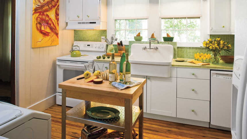 retro vintage kitchen designs (39)