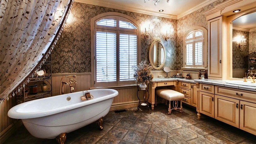 retro vintage style bathroom (6)