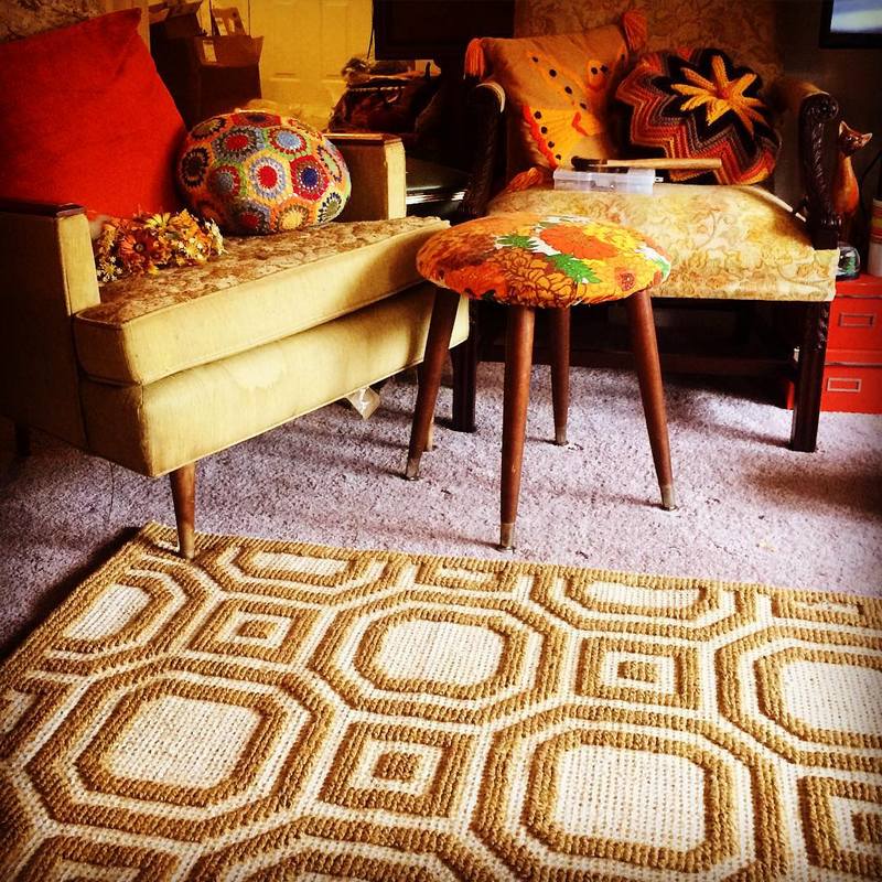 Mid Century Vintage Inspired Retro Rugs Retro Vintage Style Fashion