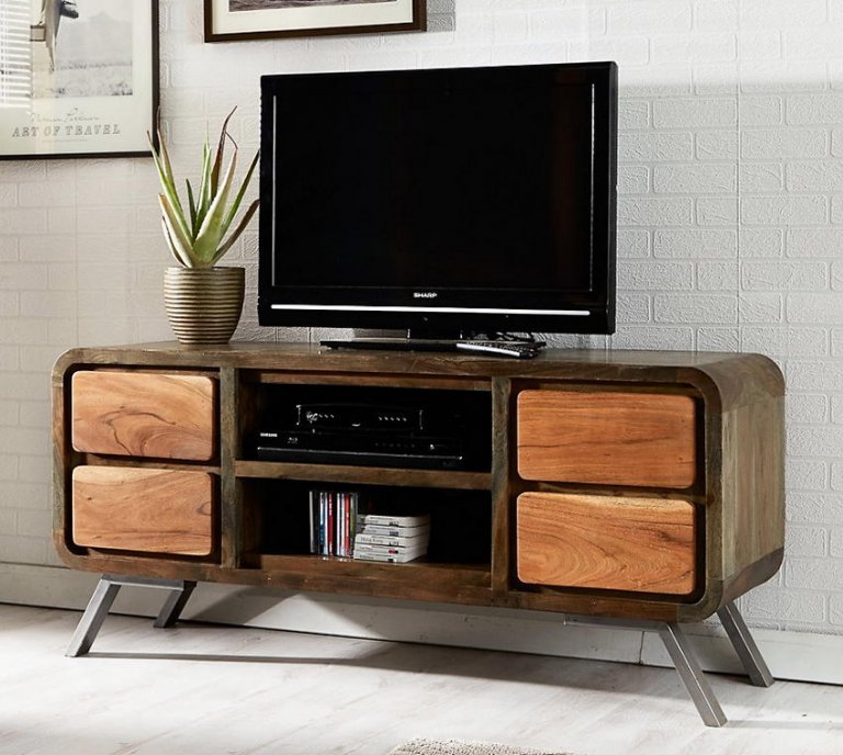Retro TV Stand and Media Console Ideas Retro Vintage Style Fashion