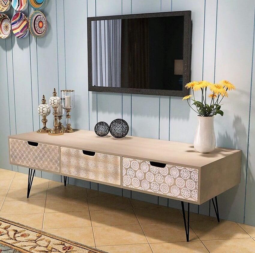 Retro TV Stand and Media Console Ideas Retro Vintage Style Fashion