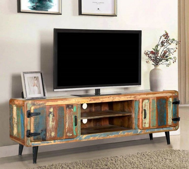Retro TV Stand and Media Console Ideas Retro Vintage Style Fashion