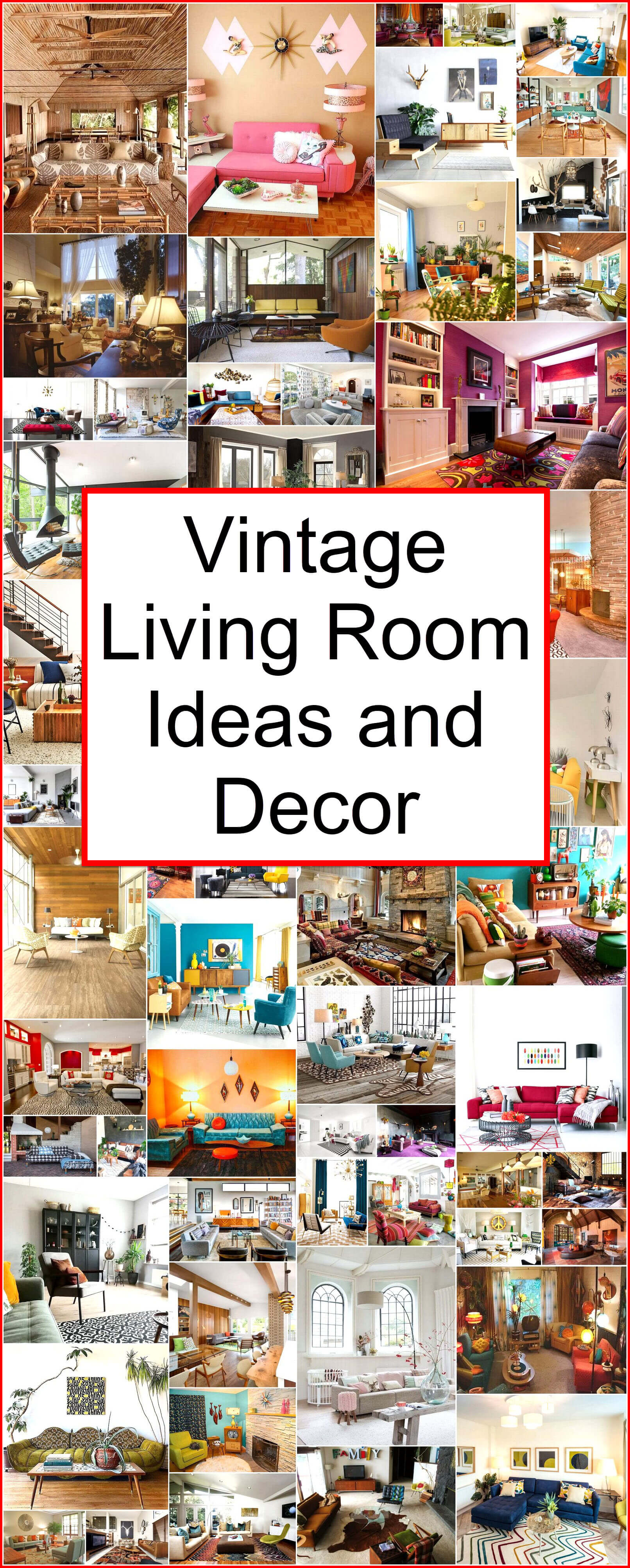 Vintage Living Room Ideas And Decor Retro Vintage Style Fashion And Living Styles